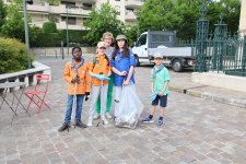 Photo de ramassage de déchets