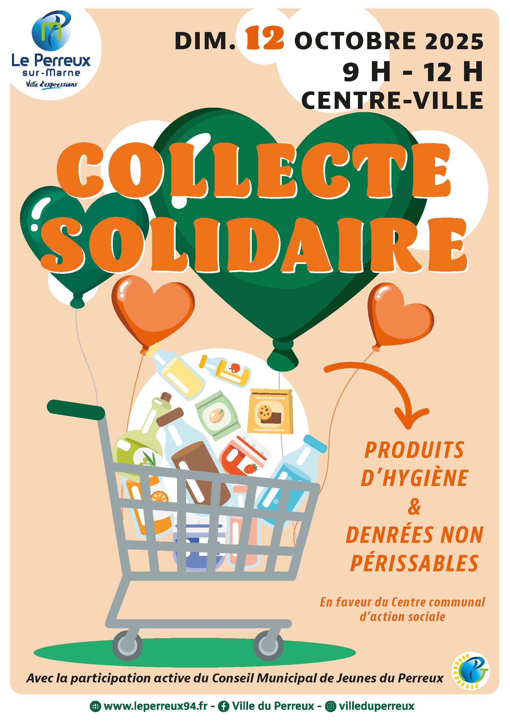 affiche de la collecte solidaire