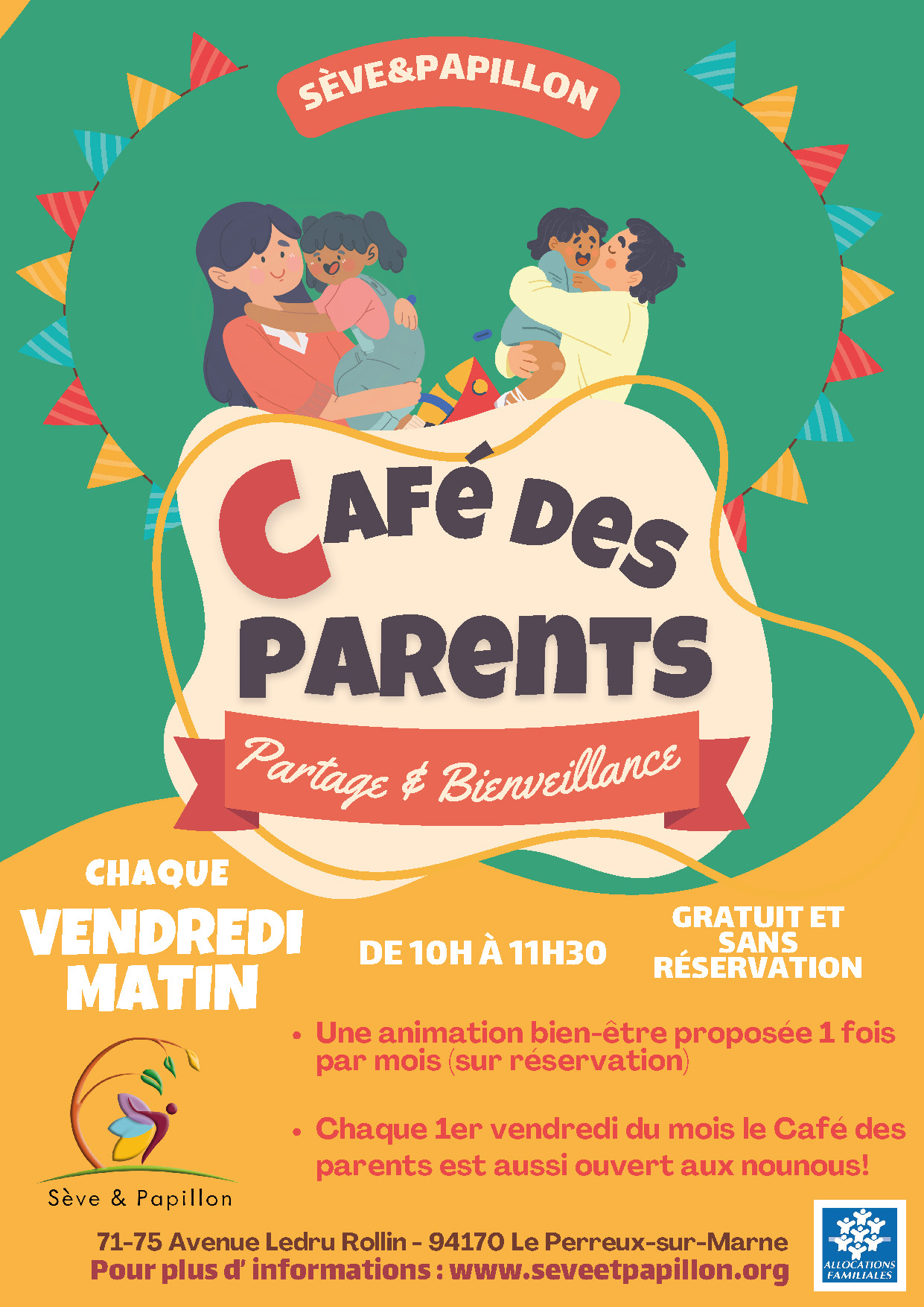 affiche café des parents