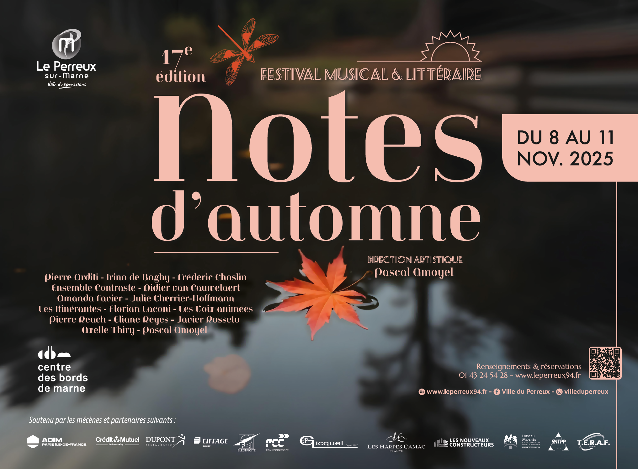 Affiche du 17e festival notes d'automne
