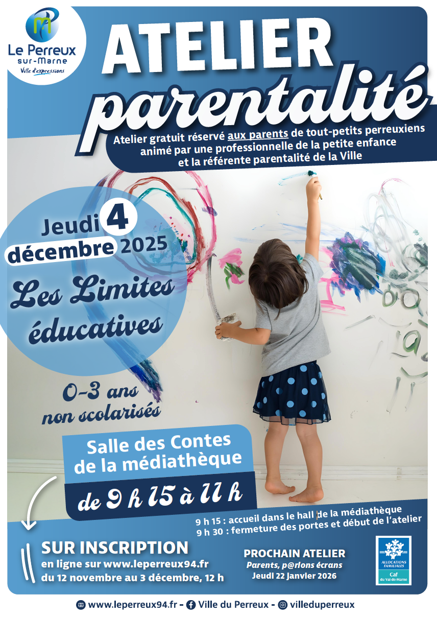 affiche de l'atelier sur les limites éducatives