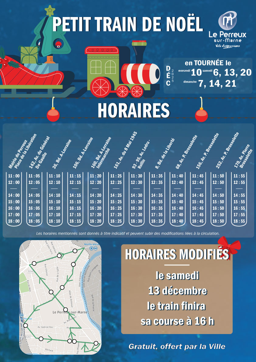 petit train horaire