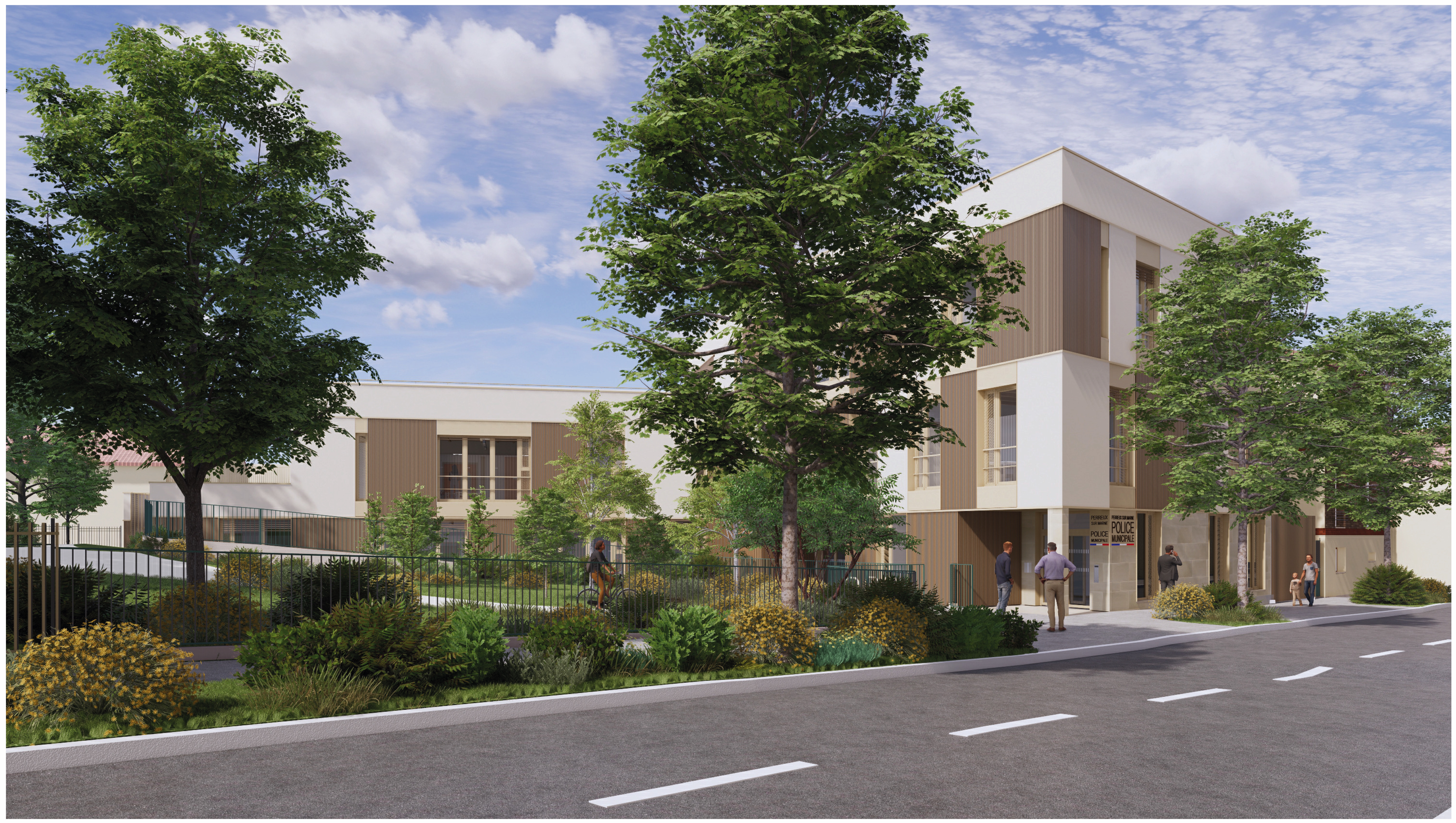 projection du nouveau poste de police municipale