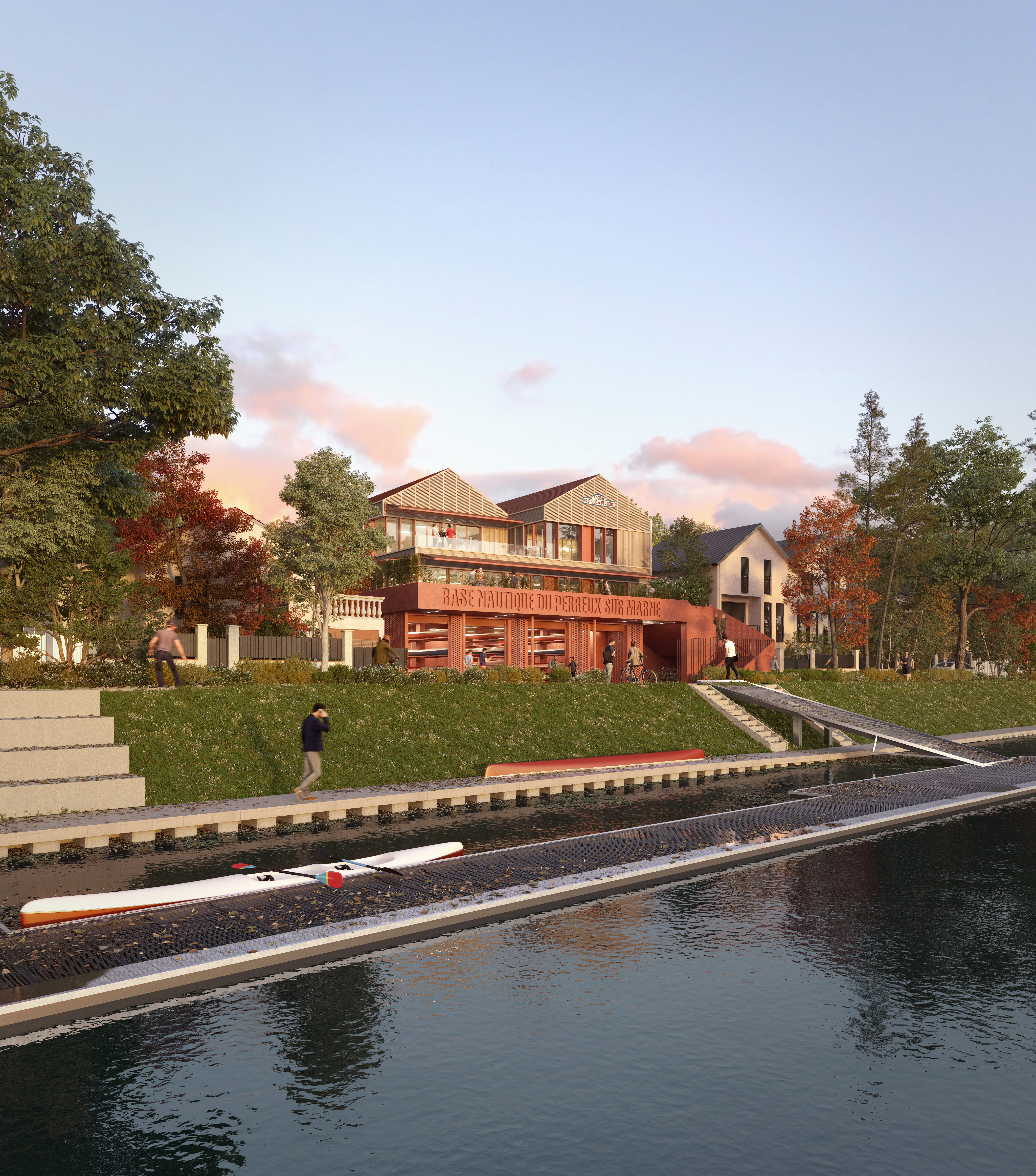 projection de la future base nautique