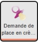 image du bouton demande de place en crèche
