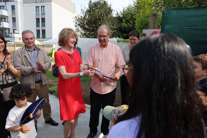 Inauguration Potager Germaine Sablon