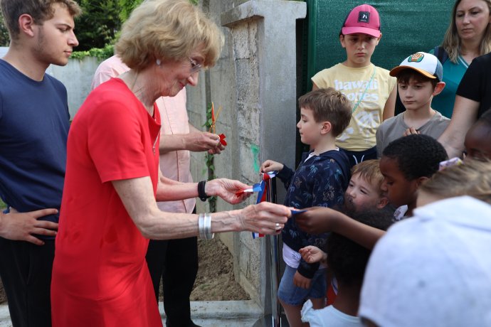 Inauguration Potager Germaine Sablon