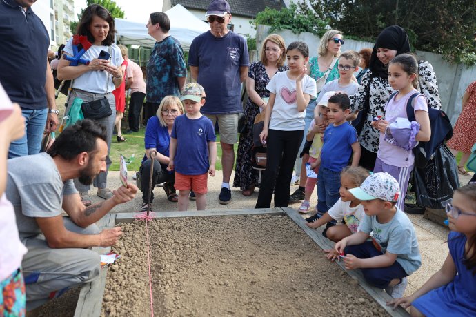 Inauguration Potager Germaine Sablon