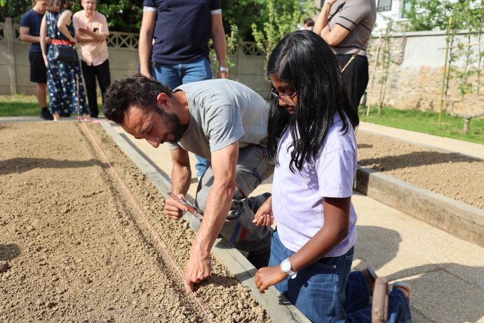 Inauguration Potager Germaine Sablon