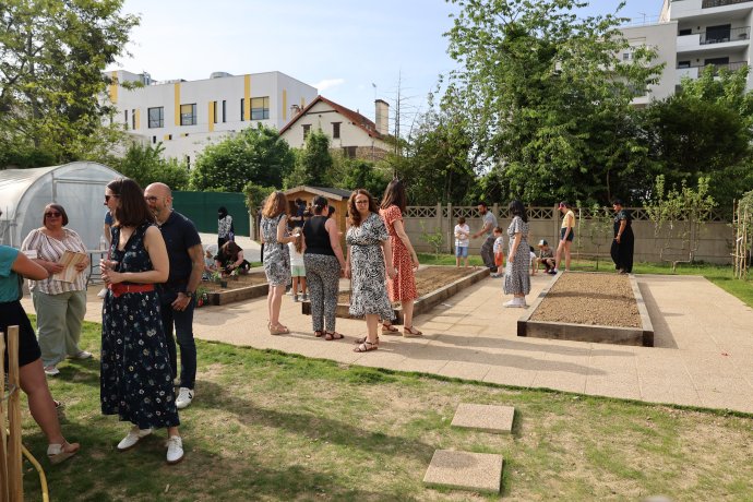 Inauguration Potager Germaine Sablon