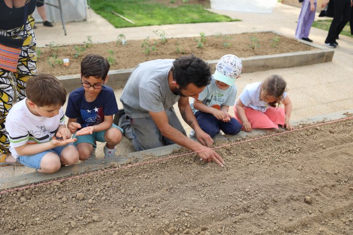 Inauguration Potager Germaine Sablon