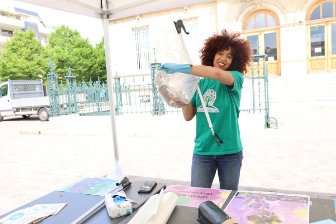 Photo de ramassage de déchets