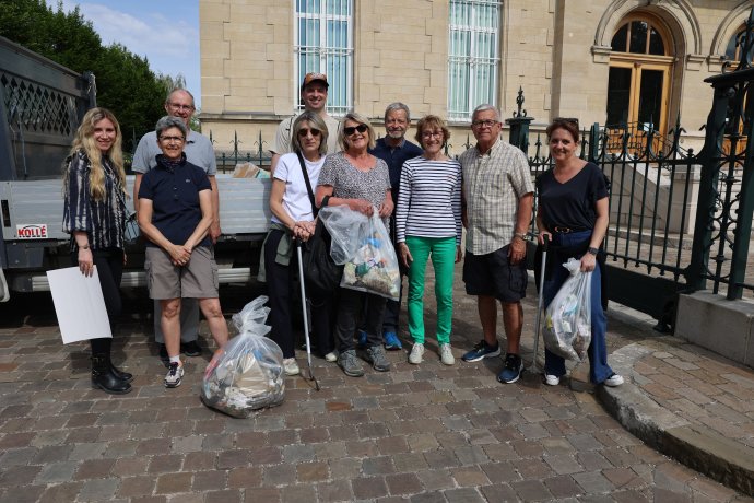 Photo de ramassage de déchets