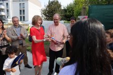 Inauguration Potager Germaine Sablon