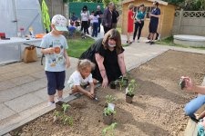 Inauguration Potager Germaine Sablon