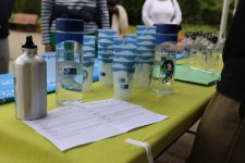 Photo du stand Ville propre devant la mairie