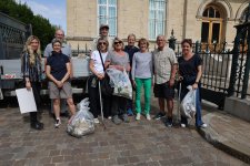 Photo de ramassage de déchets
