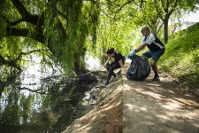 photo de ramassage de déchets